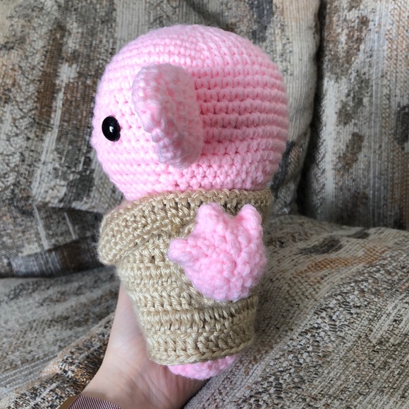 SALE Crochet Pink Girl Baby Yoda - Picture 8 of 10